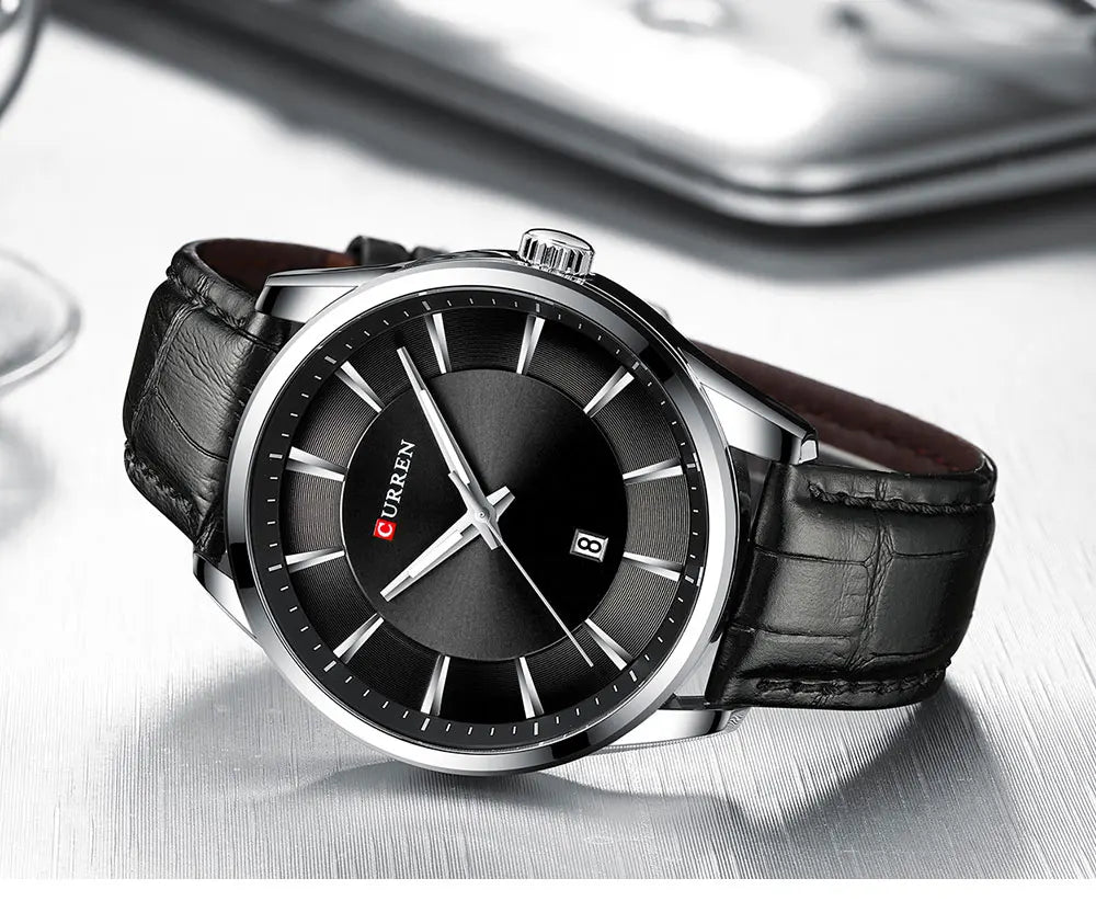 Curren Business Watch — Leather Strap