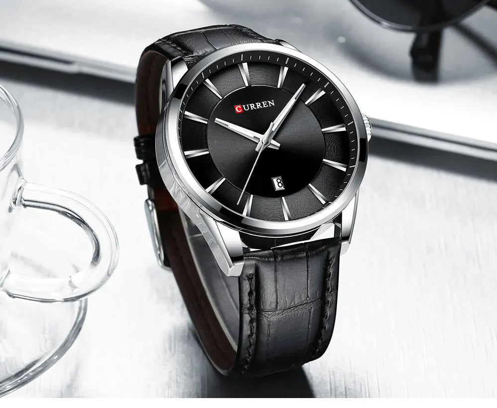 Curren Business Watch — Leather Strap