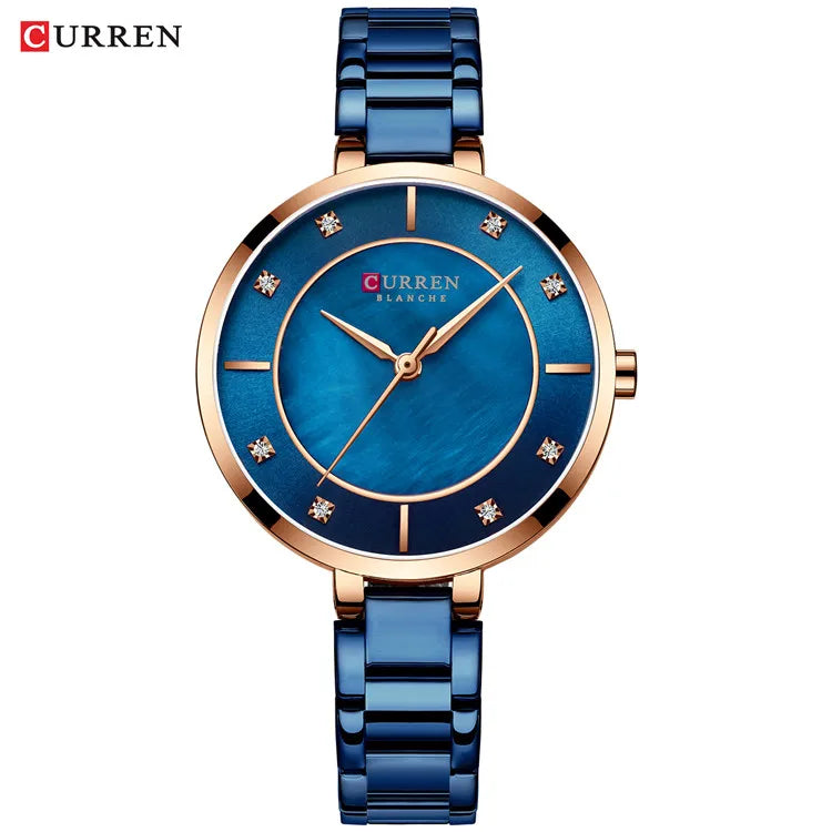 CURREN Women Watches Luxury Brand Fashion Casual Ladies Watch Women Quartz Diamond Lady Bracelet Wrist Watches For Women