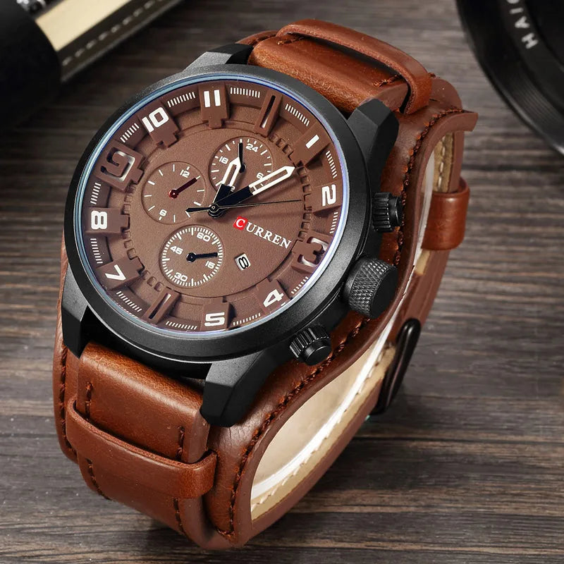 Curren Sport Military Watch angled view