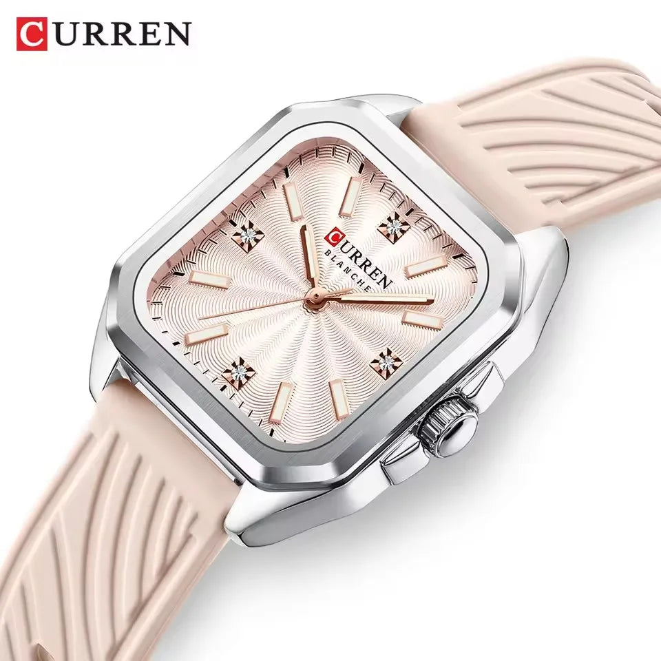 Curren Nurse Watch studio shot pink colorway