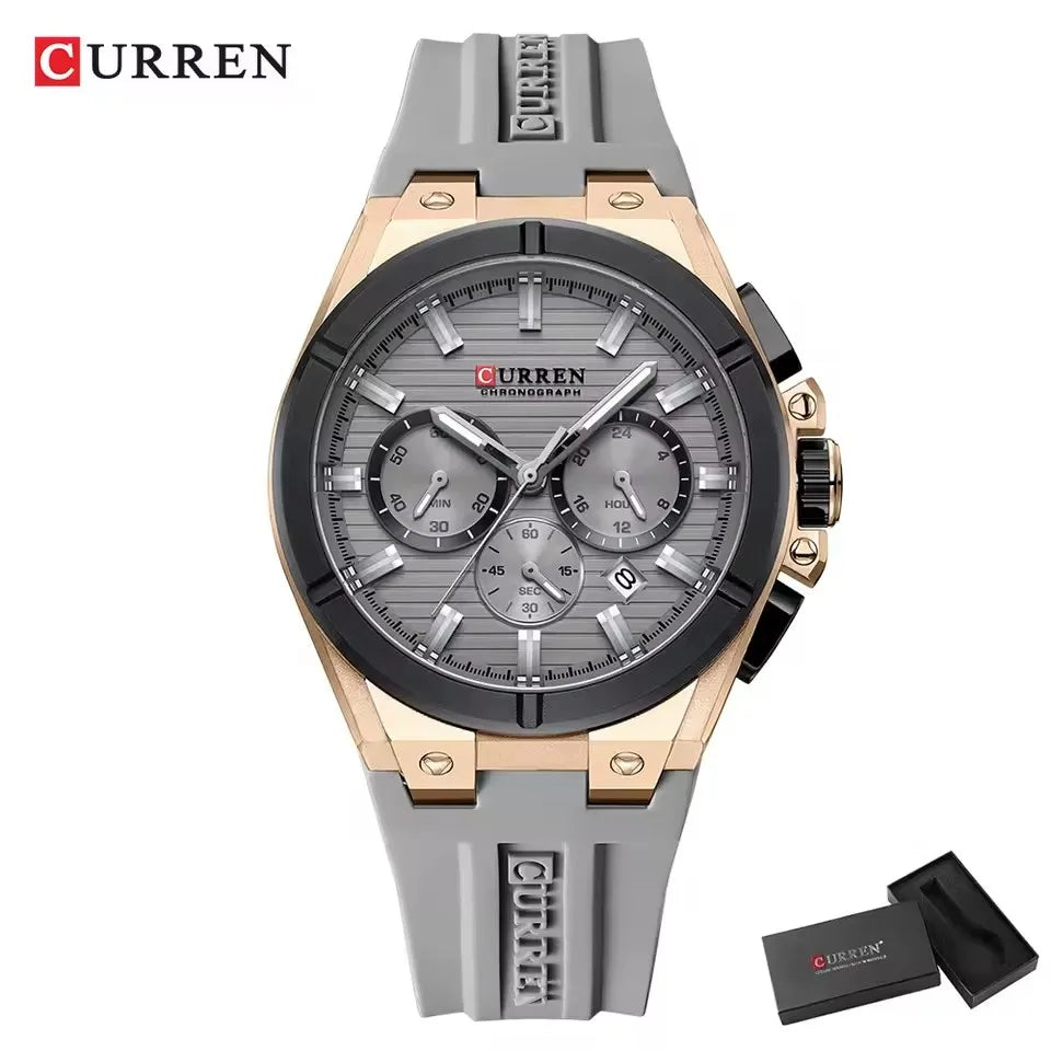 Curren 8487 Military Chronograph — Calendar