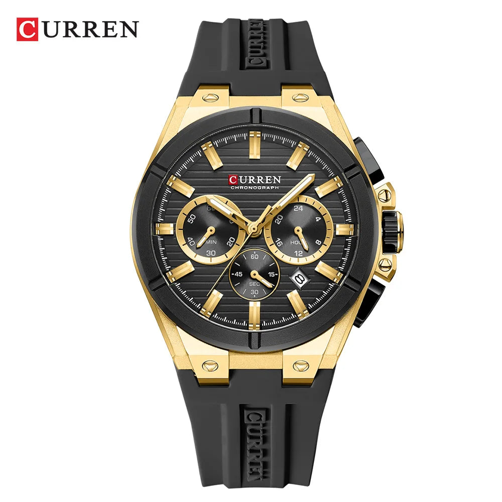 Curren 8487 Military Chronograph — Calendar