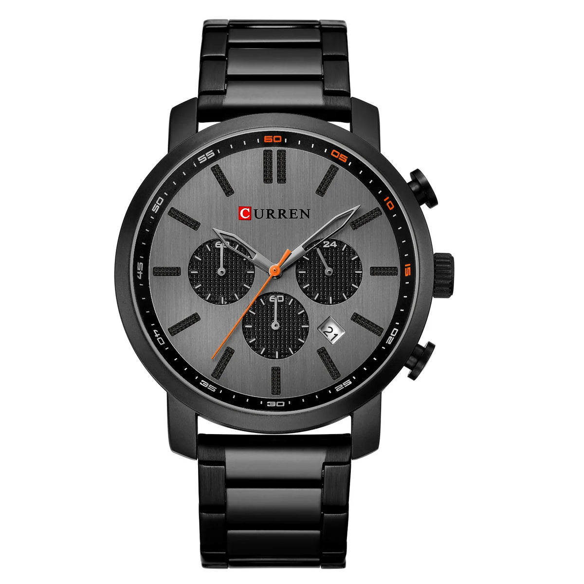 Curren Steel Belt Watch — 30M Waterproof