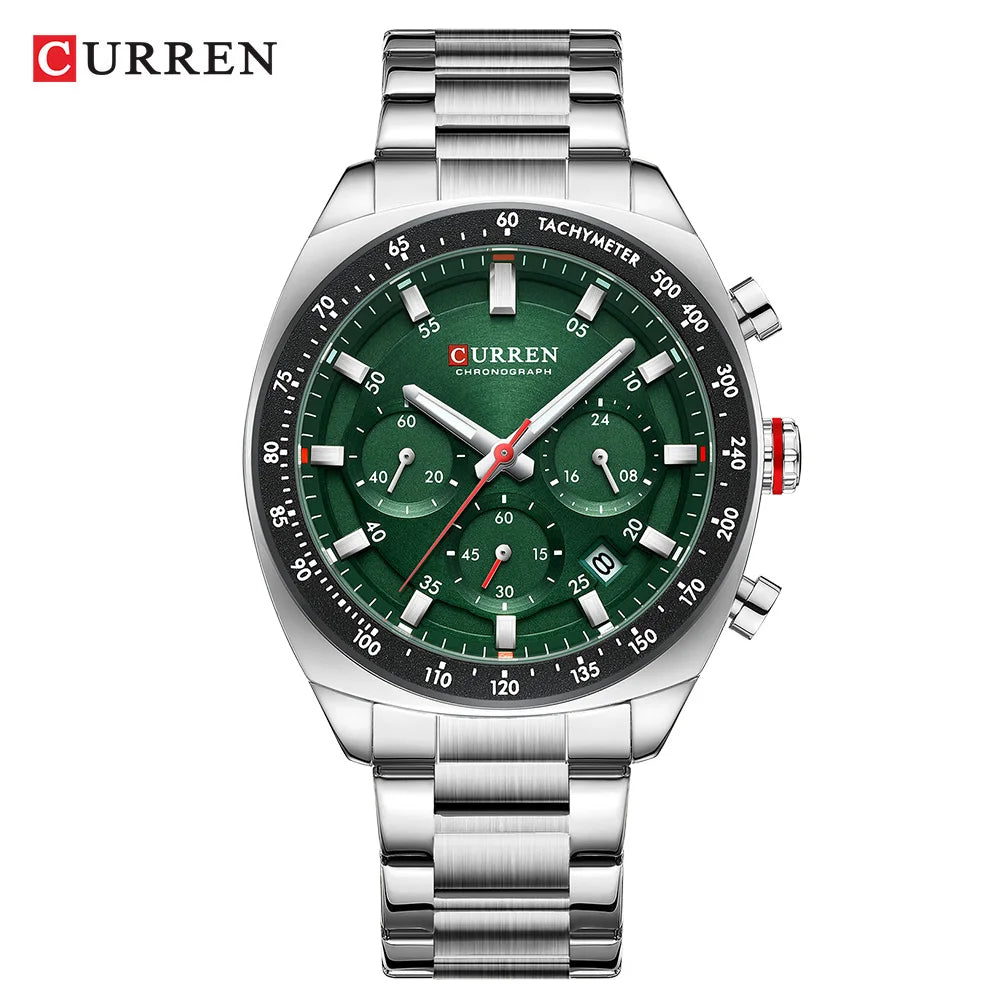 Curren 8497 Silver Green