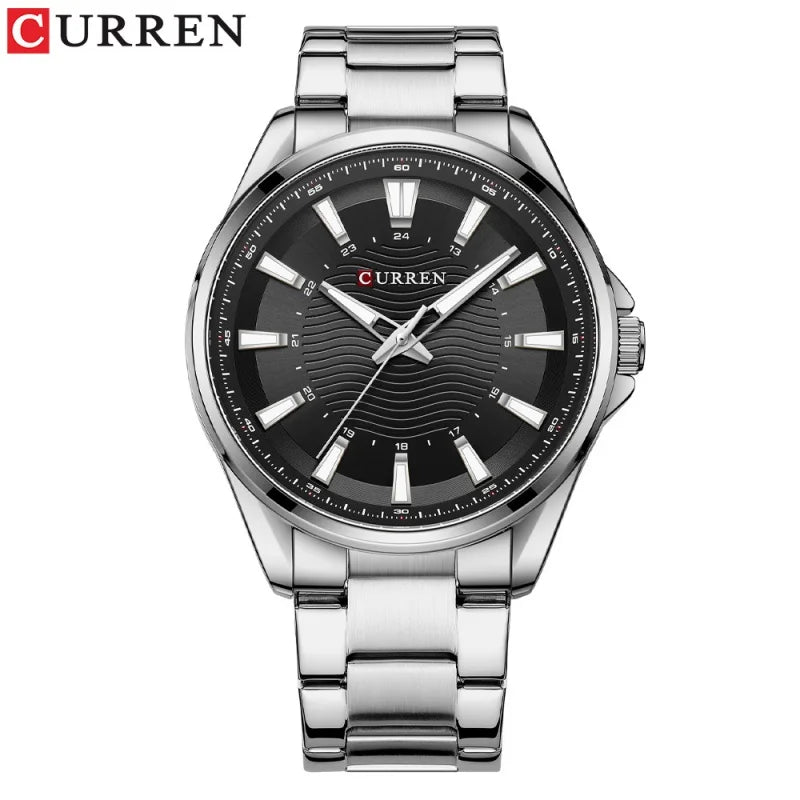 Curren 8424 Gold-Tone Business Watch