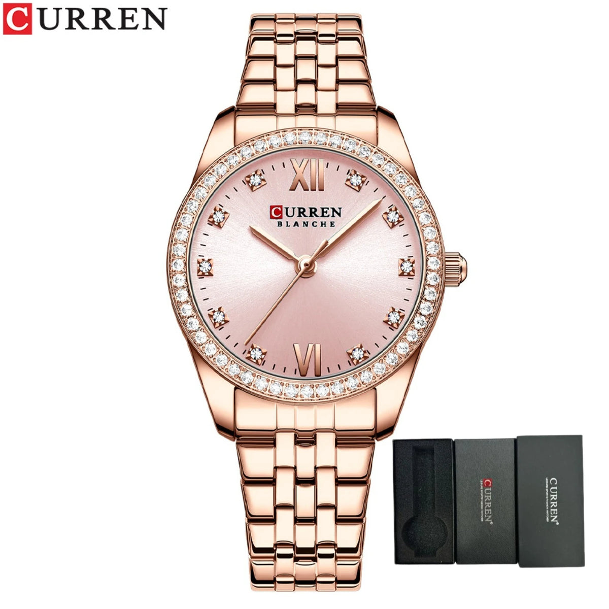 CURREN Rhinestone Bezel C3