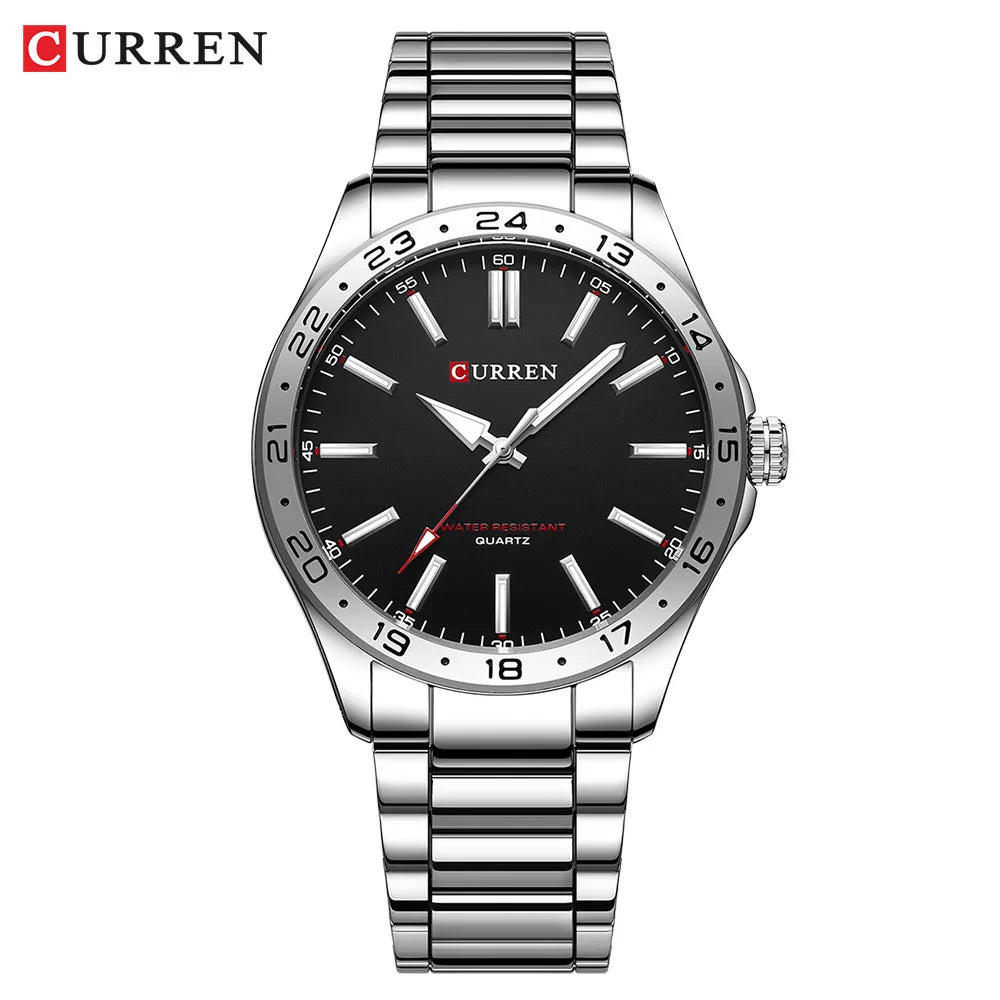 Curren 8452 Ultra-Thin Steel Watch
