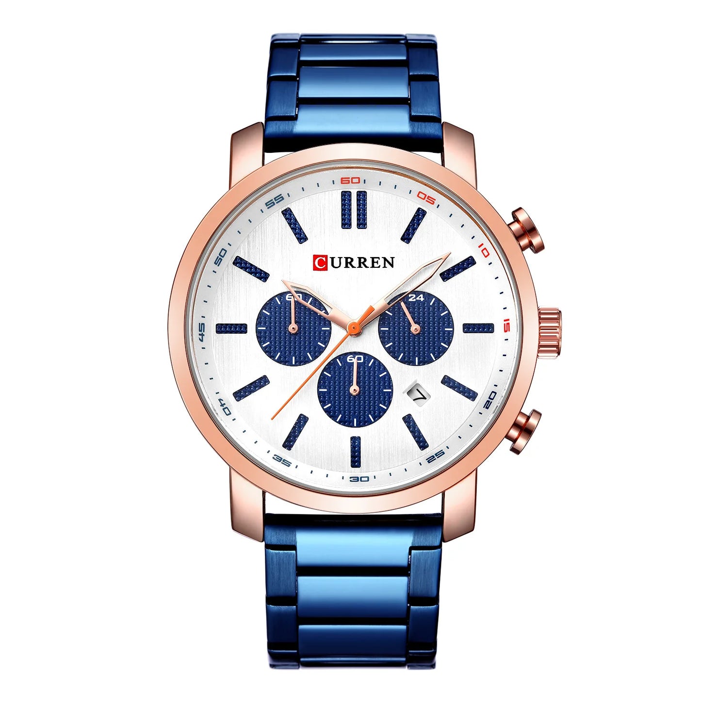Curren Steel Belt Watch — 30M Waterproof