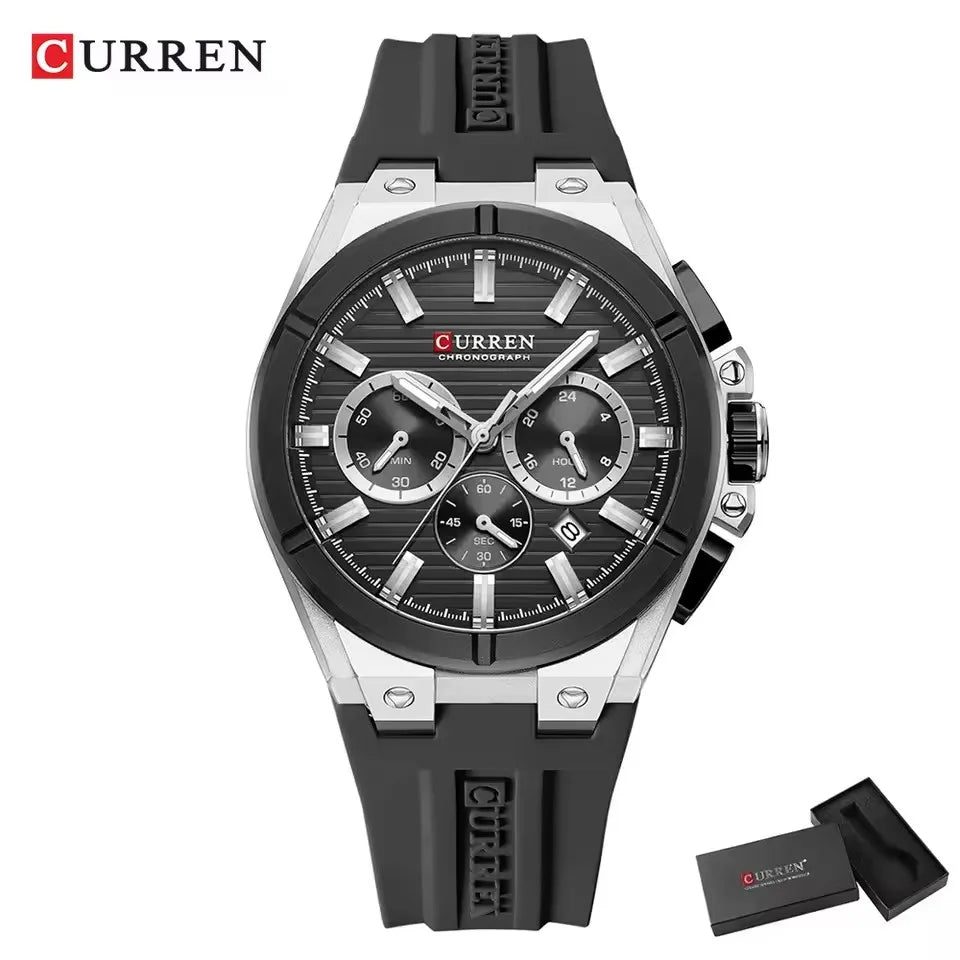 Curren 8487 Military Chronograph — Calendar