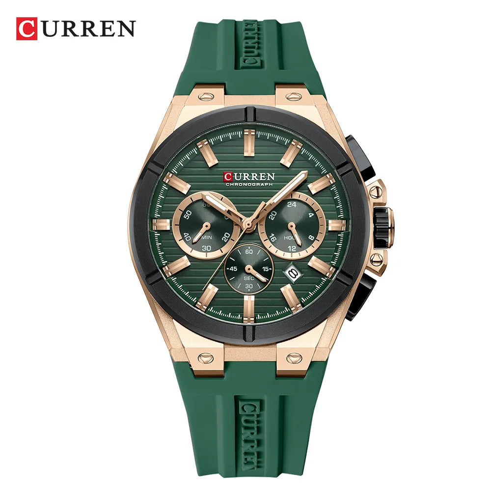 Curren 8487 Military Chronograph — Calendar