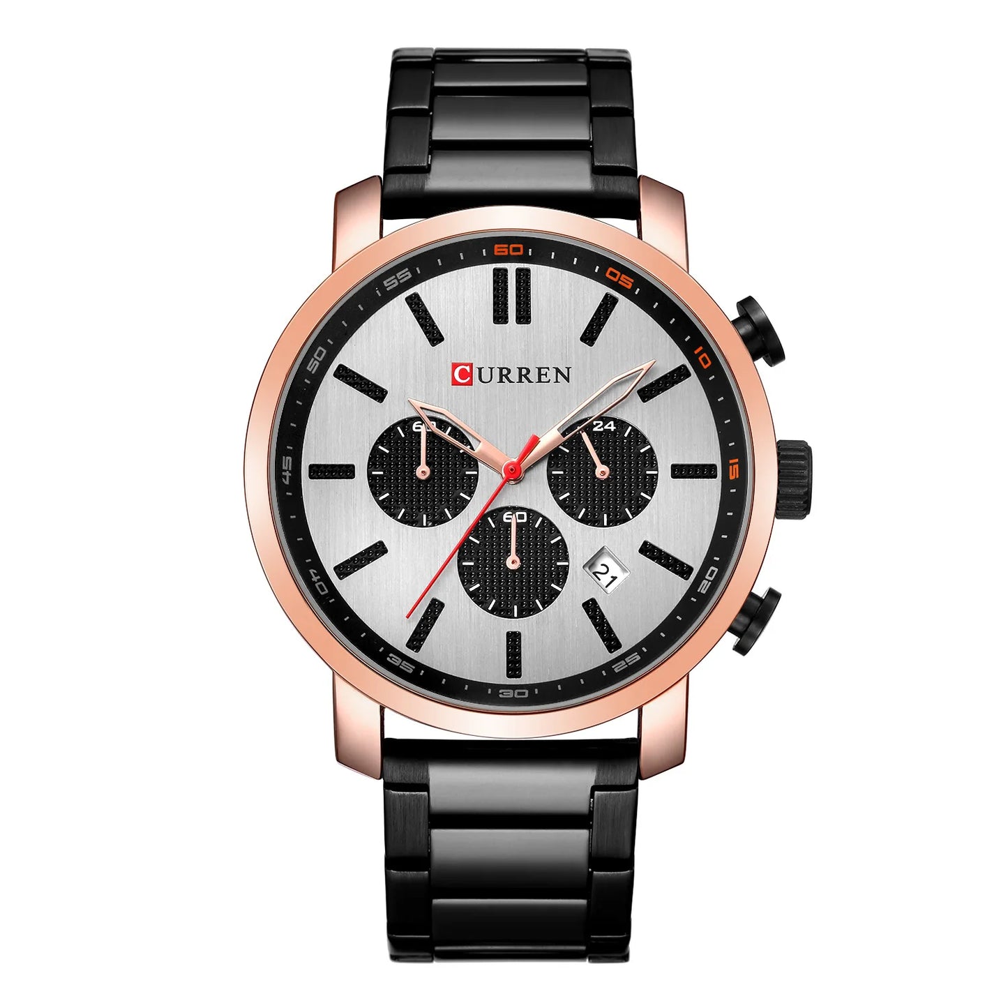 Curren Steel Belt Watch — 30M Waterproof