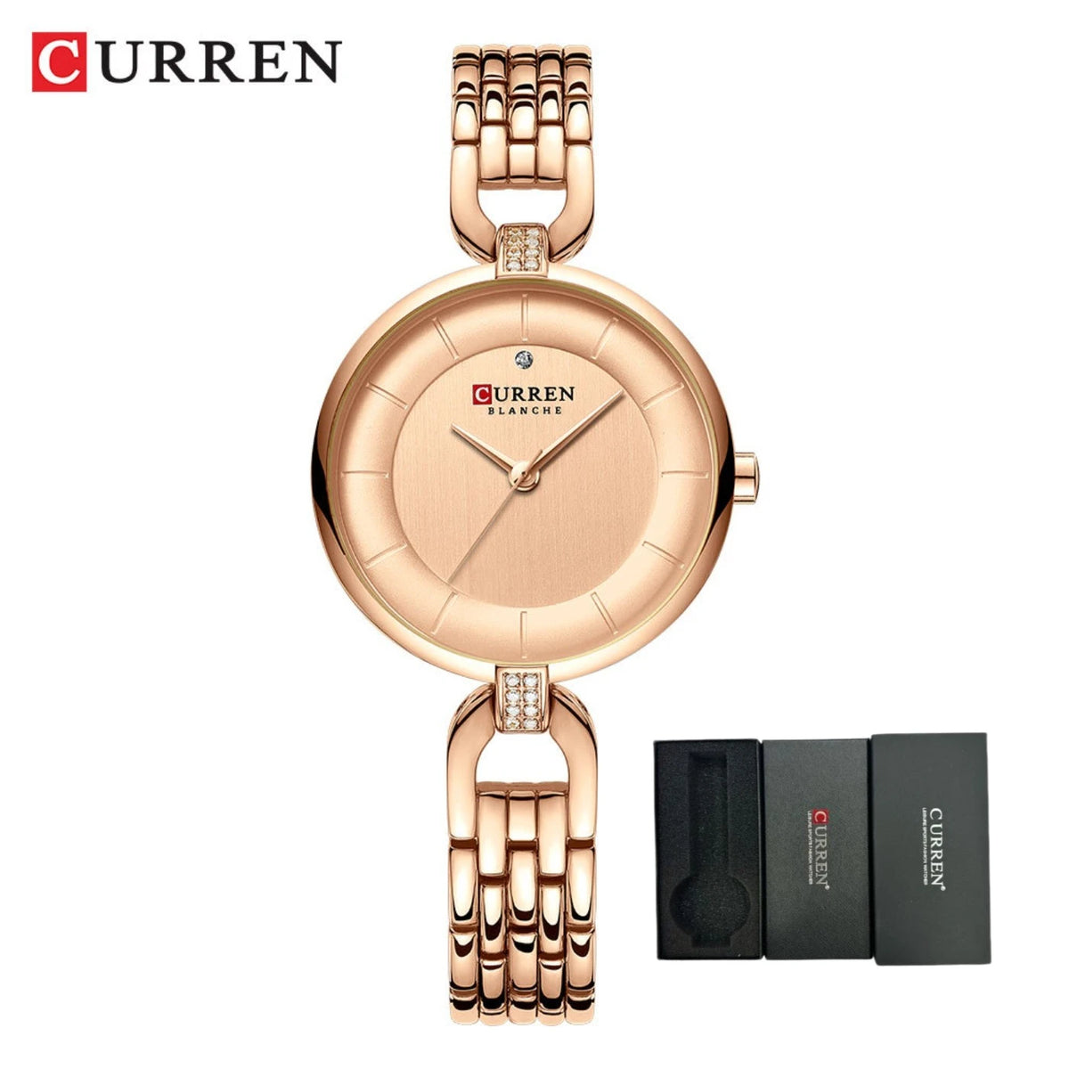 CURREN Rose Gold Bangle C3