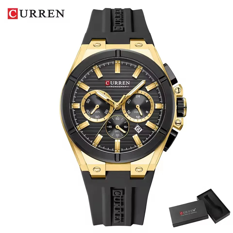 Curren 8487 Military Chronograph — Calendar