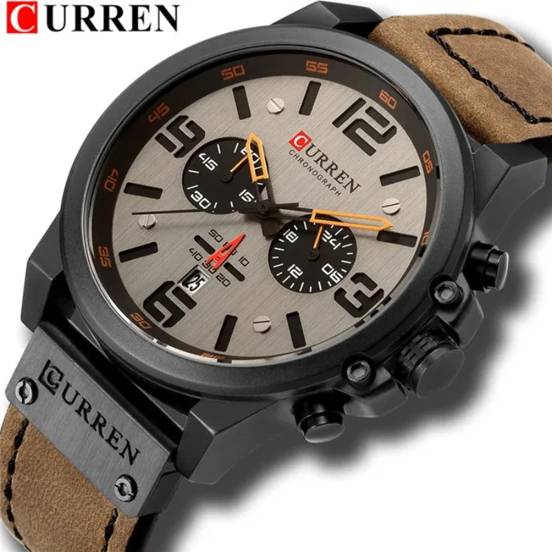 Curren 8314 Casual Chronograph studio shot