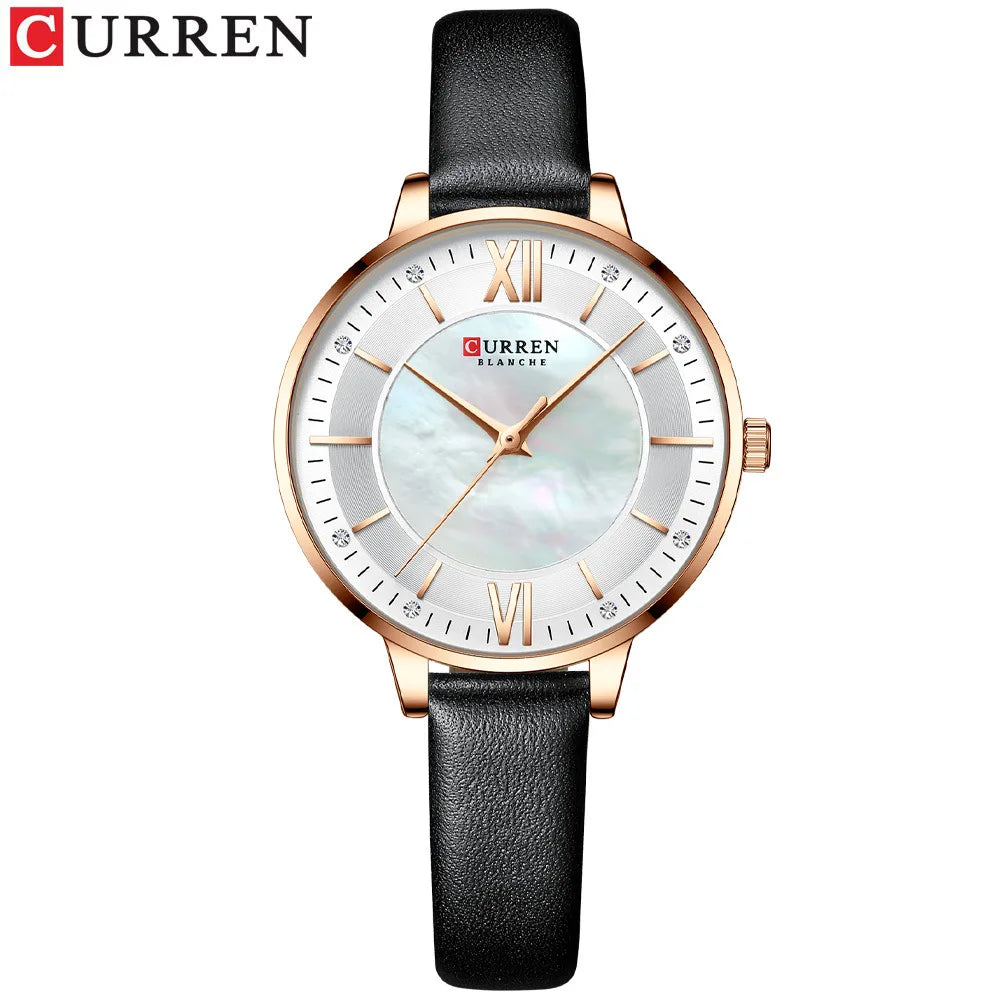 CURREN 9080 Black White
