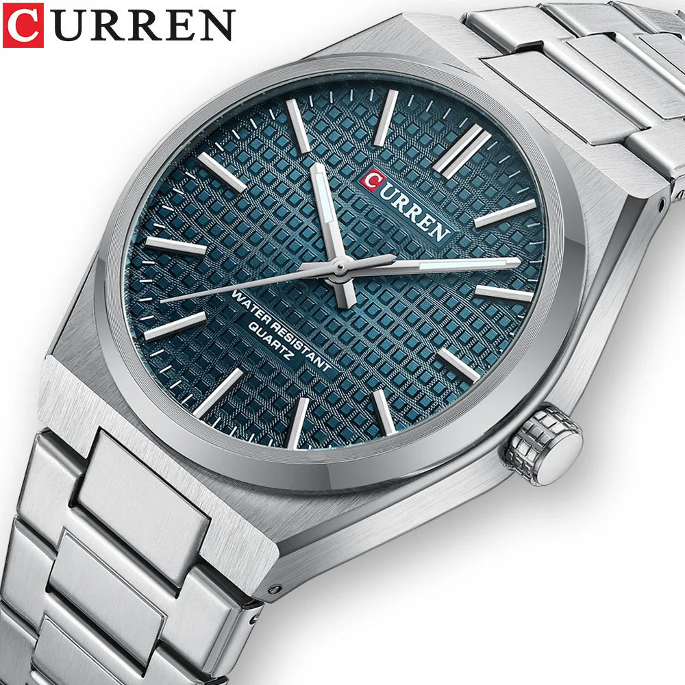 Curren 8439 Gold-Green Watch studio shot