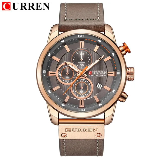 Curren 8291 Chronograph - Rose Gray