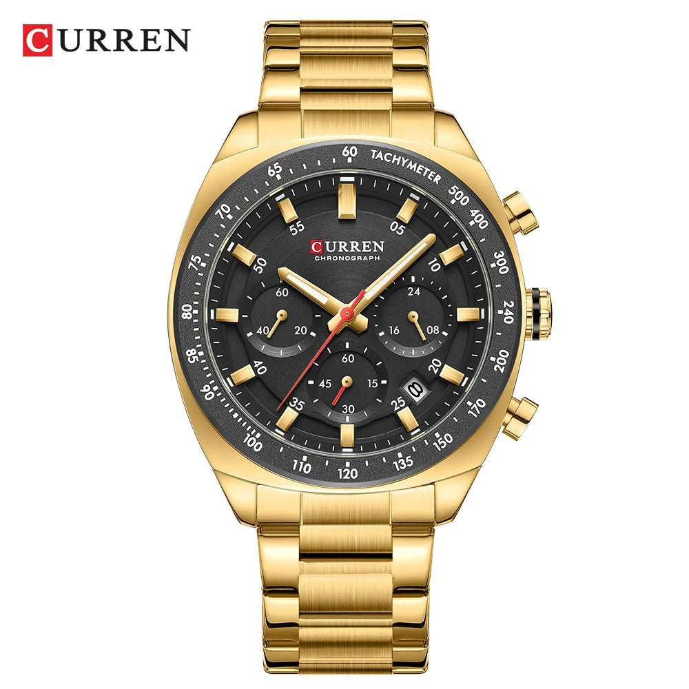 Curren 8497 Gold Black