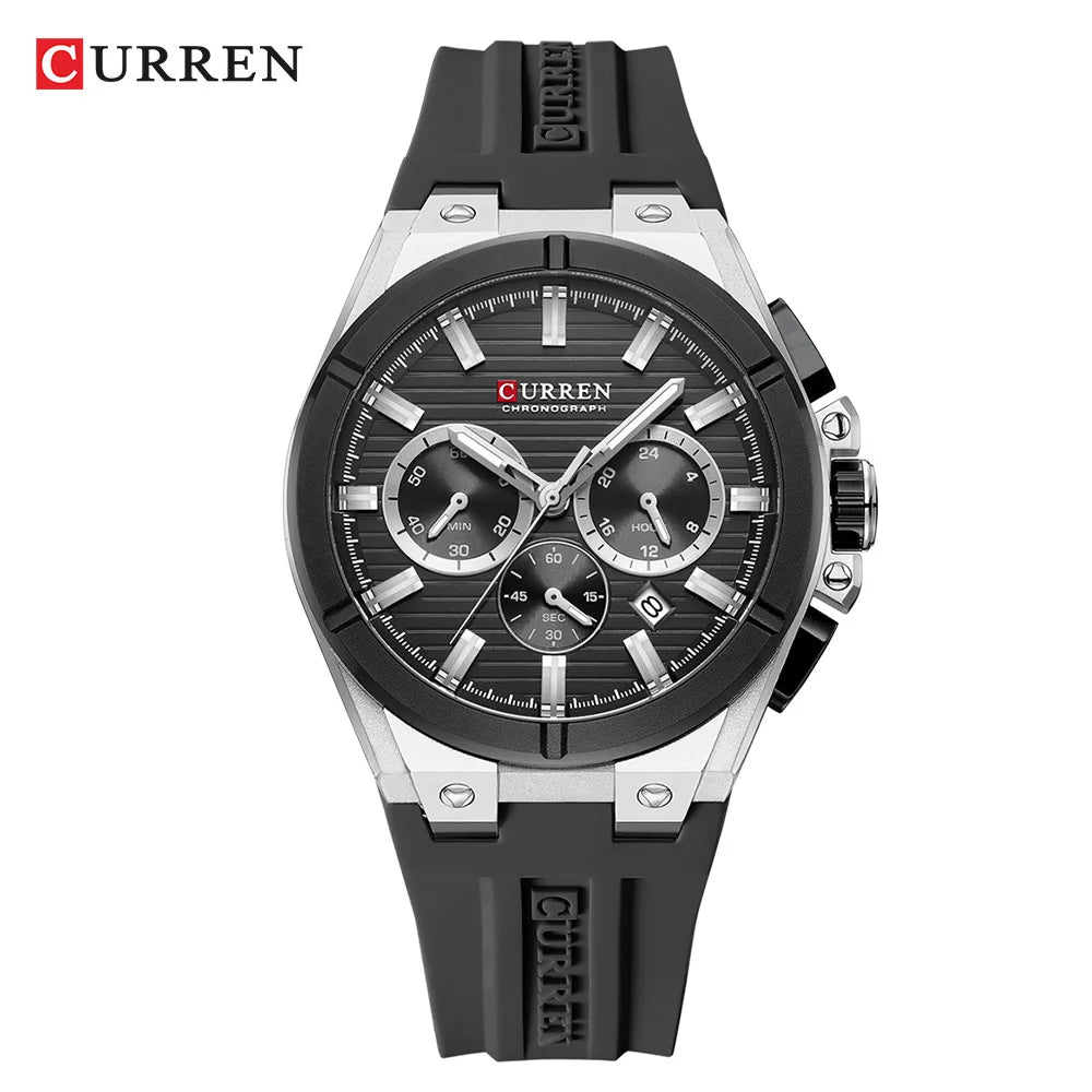 Curren 8487 Military Chronograph — Calendar
