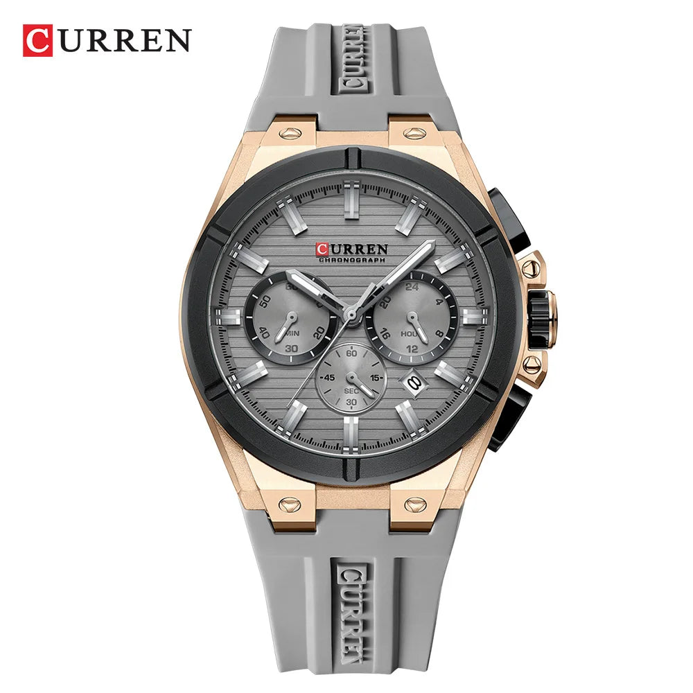 Curren 8487 Military Chronograph — Calendar