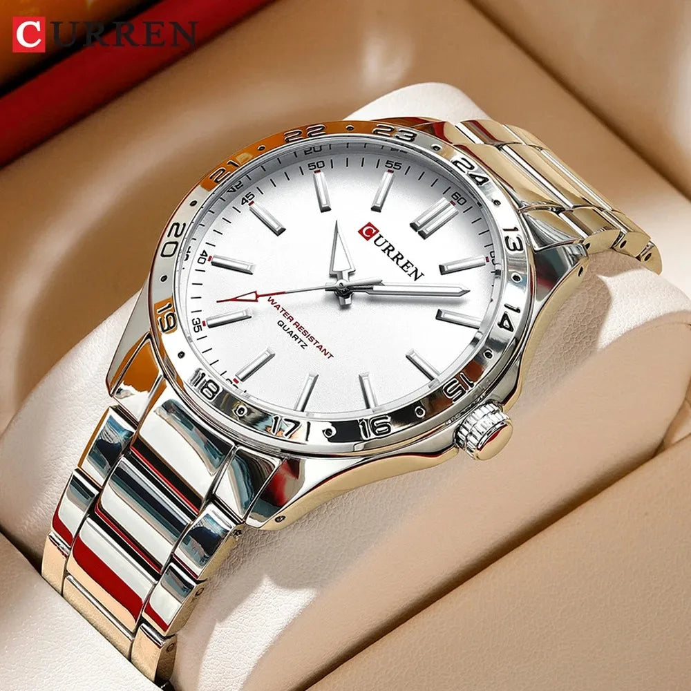 Curren 8452 Ultra-Thin Steel Watch