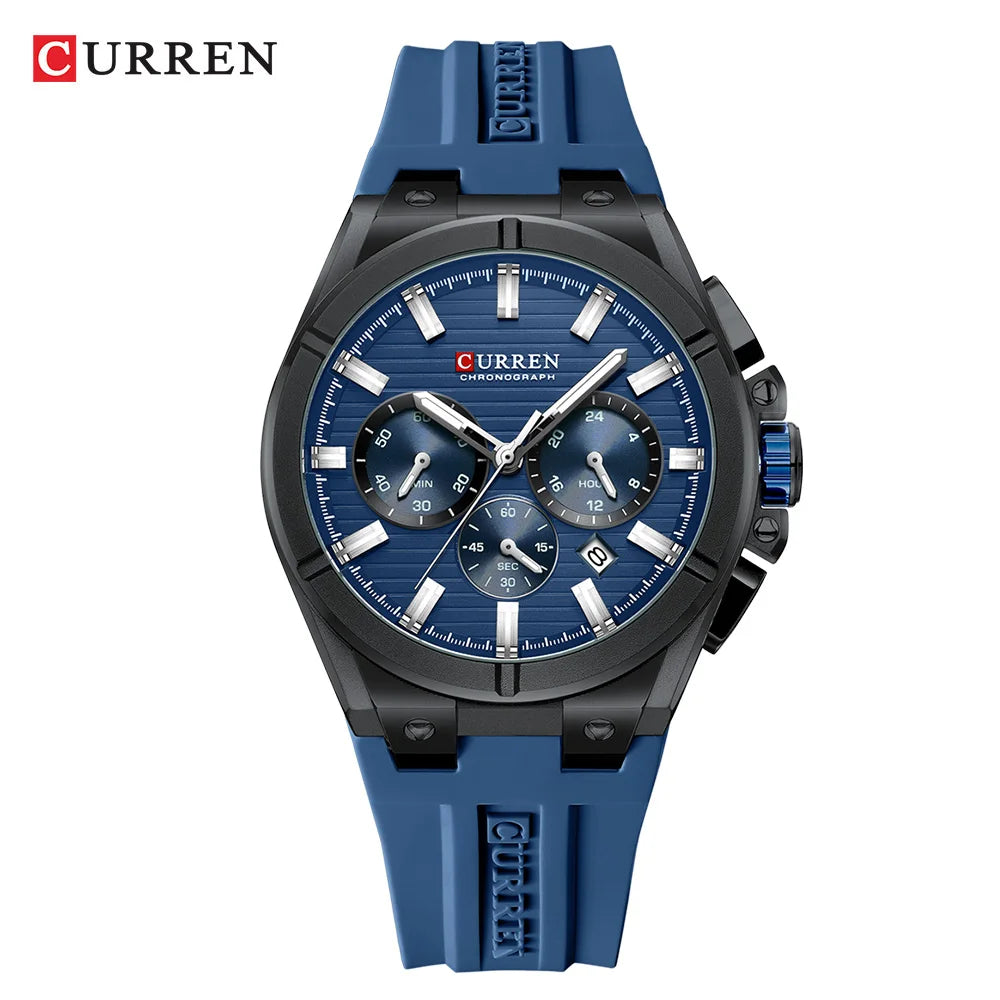 Curren 8487 Military Chronograph — Calendar