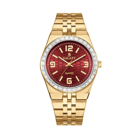 S Galaxy GS-2398 - Gold Burgundy
