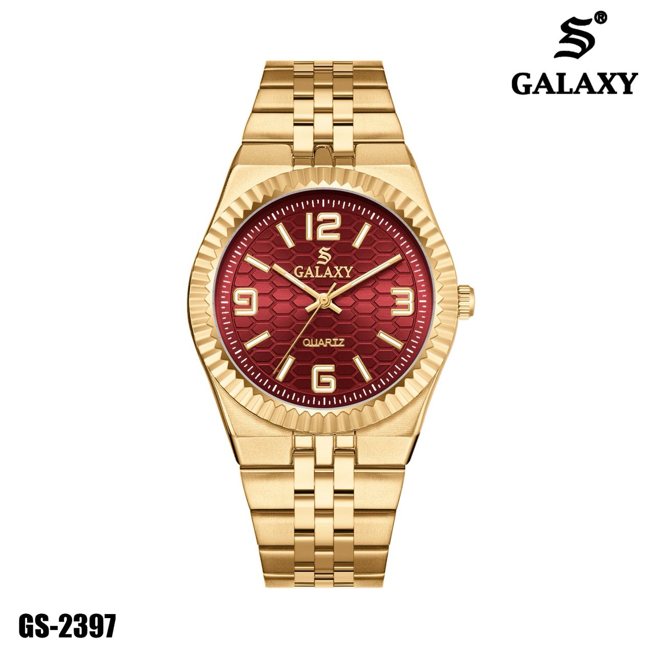 S Galaxy GS-2397 - Gold Burgundy