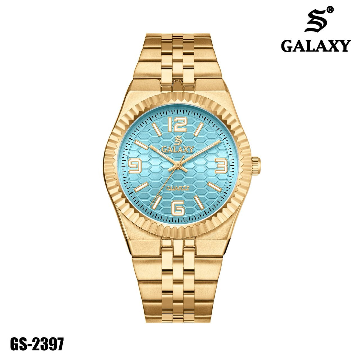 S Galaxy GS-2397 - Gold Turquoise