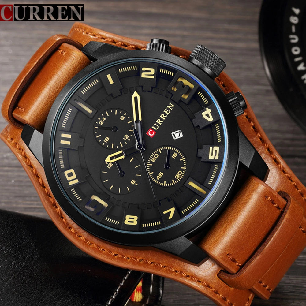 Curren Sport Military Watch case detail