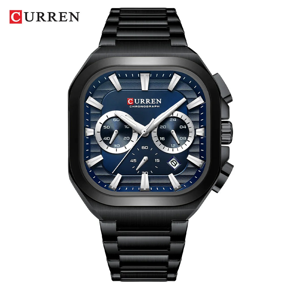 Curren 8496 Chronograph - Black Blue