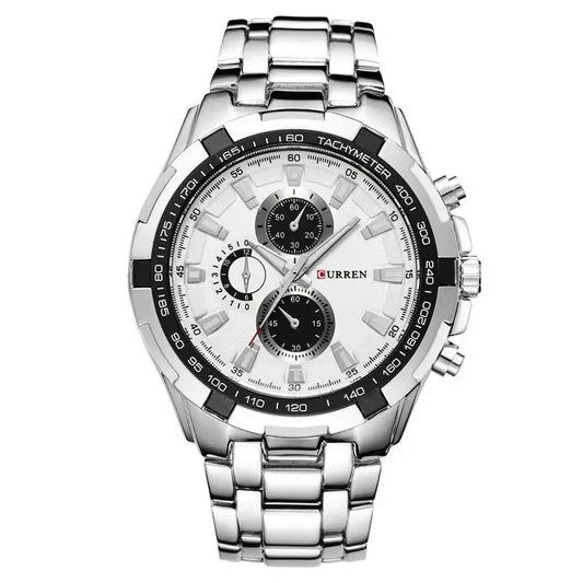 Curren 8023 - Silver White