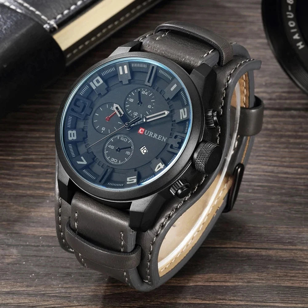 Curren Sport Military Watch dial detail