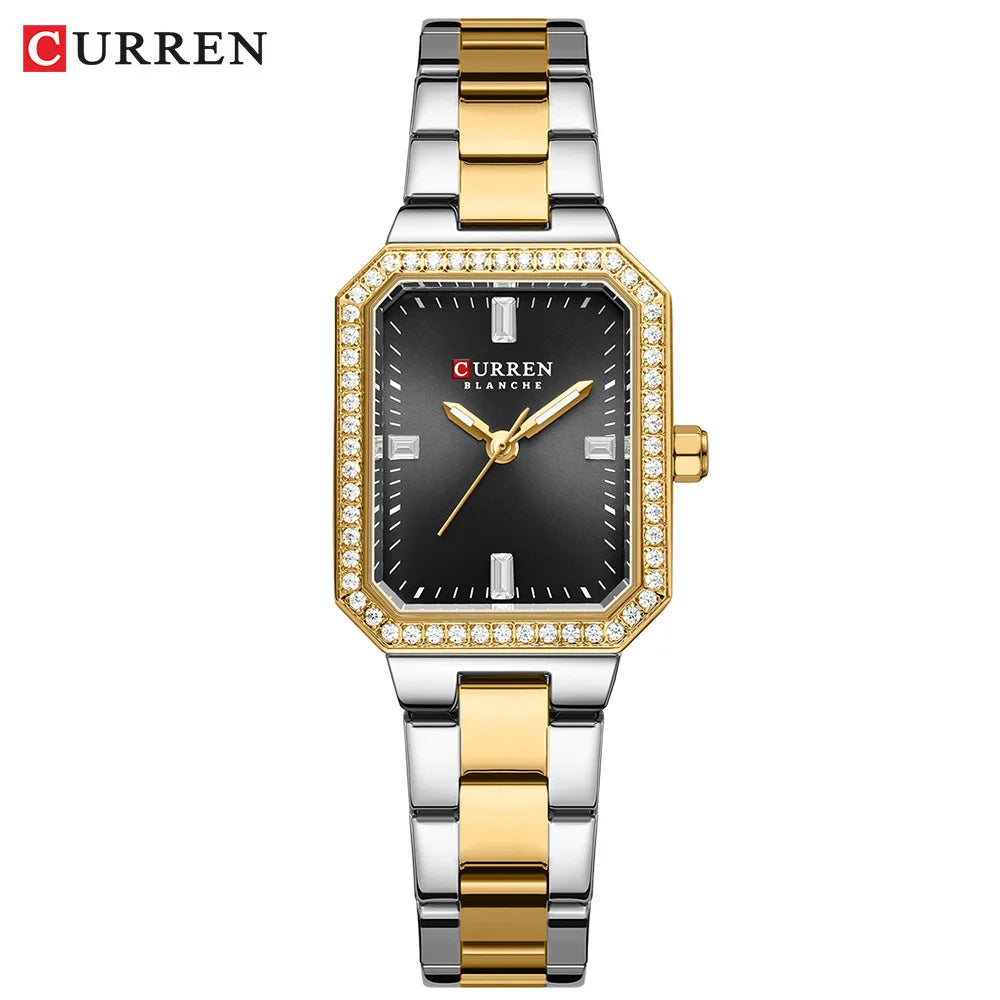 Curren Rectangular golden black