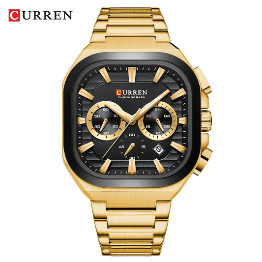 Curren 8496 Chronograph - Gold Black