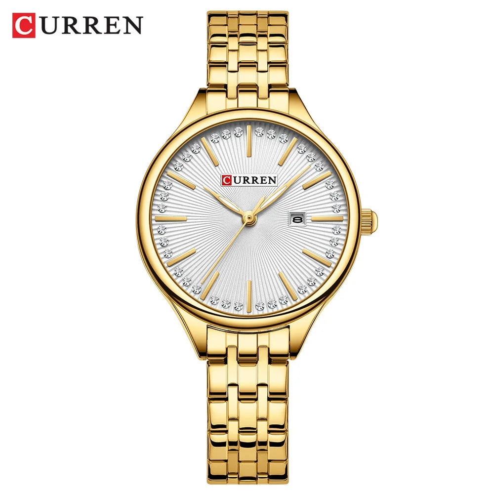 CURREN 9099 White Gold