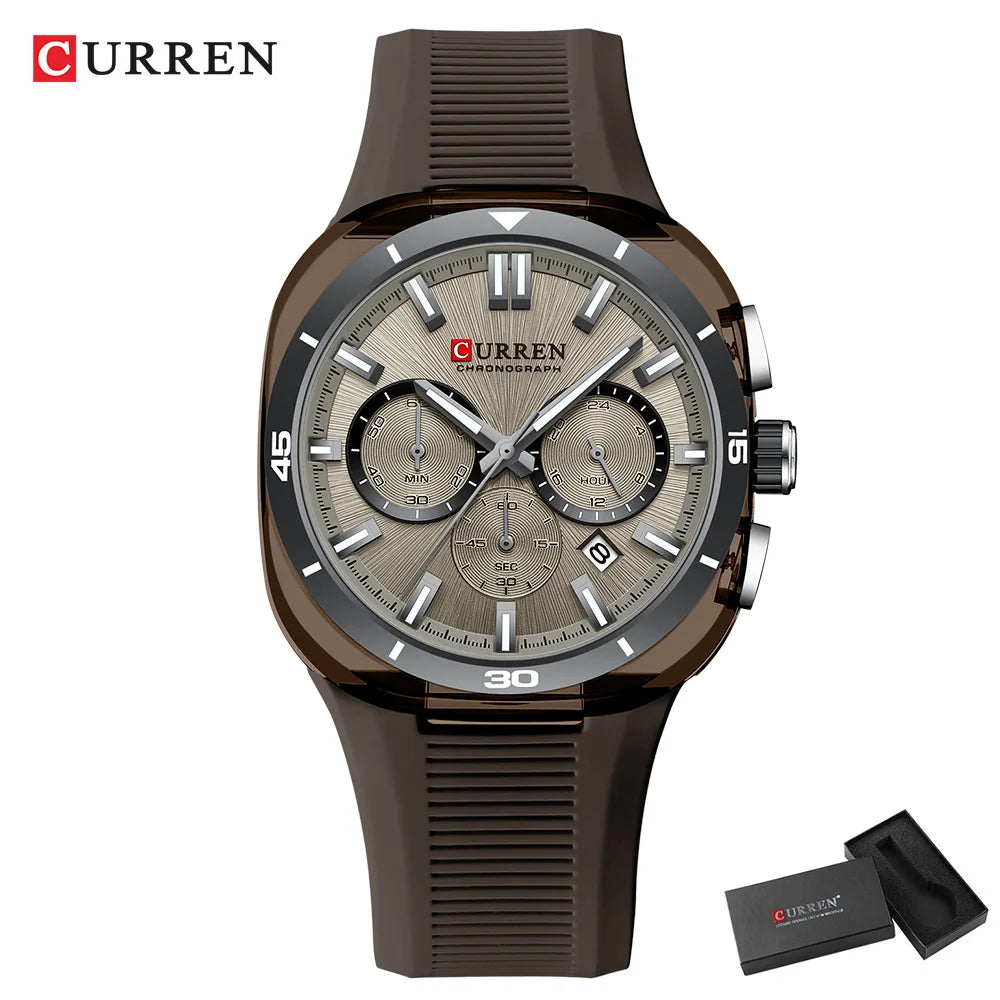 Curren 8502 Sport Chronograph - Brown