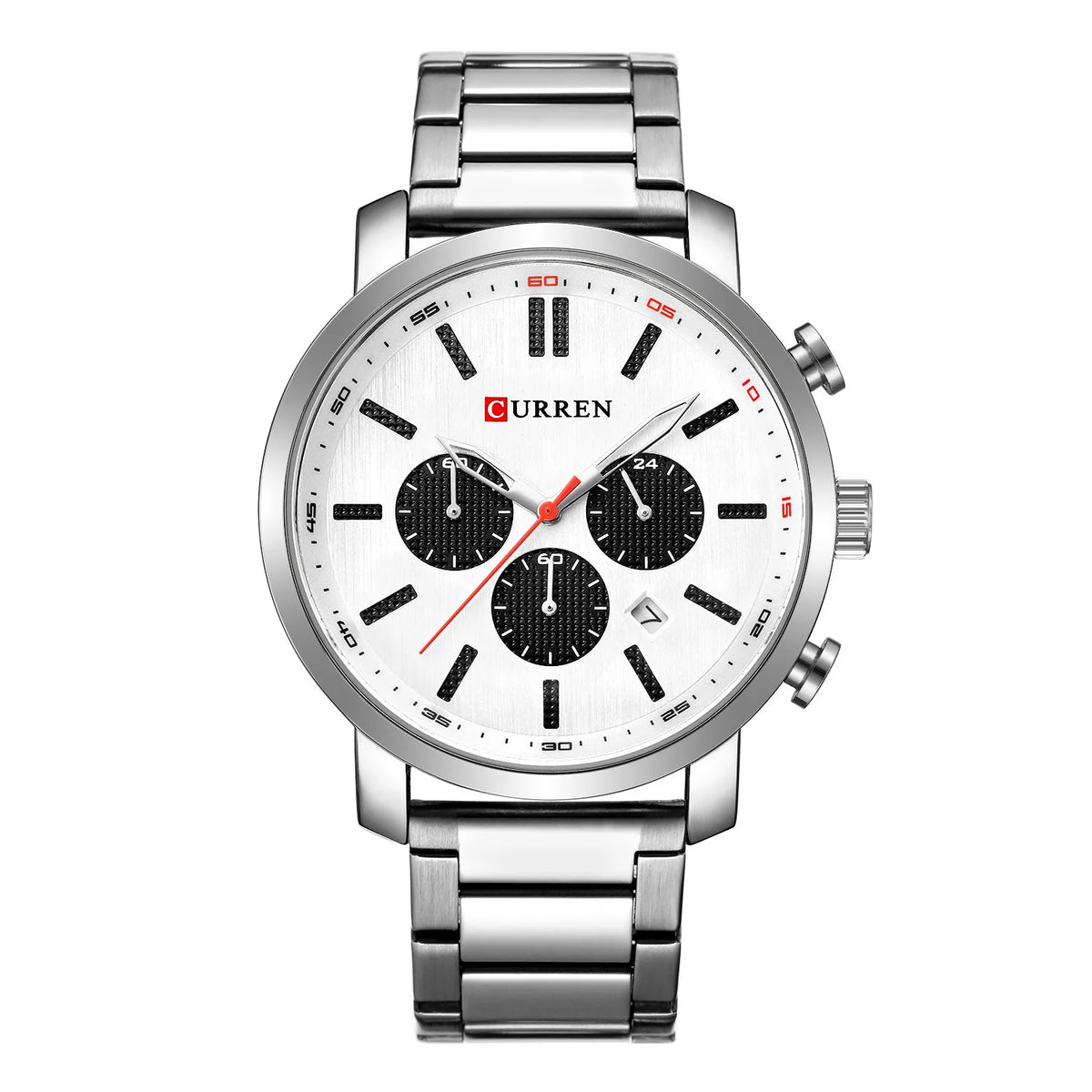 Curren Steel Belt Watch — 30M Waterproof