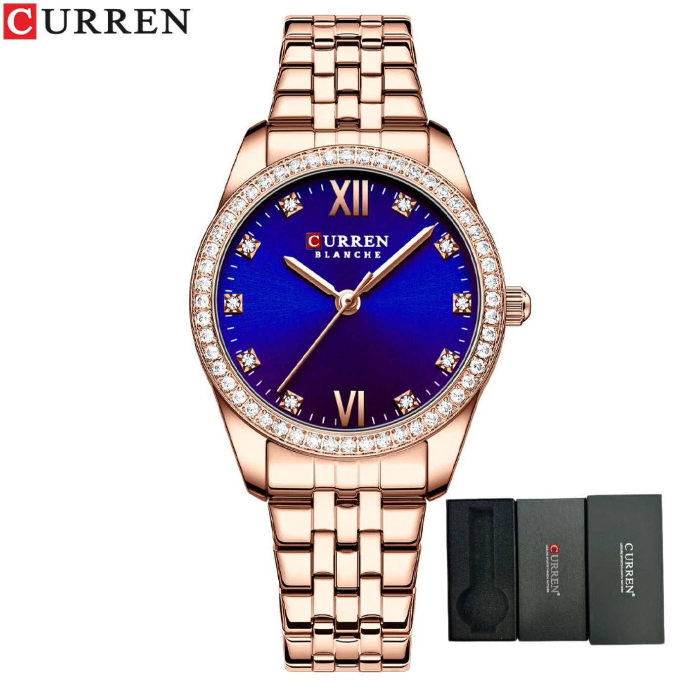 CURREN Rhinestone Bezel C5