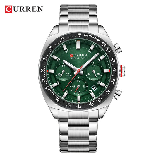 Curren 8497 Silver Green
