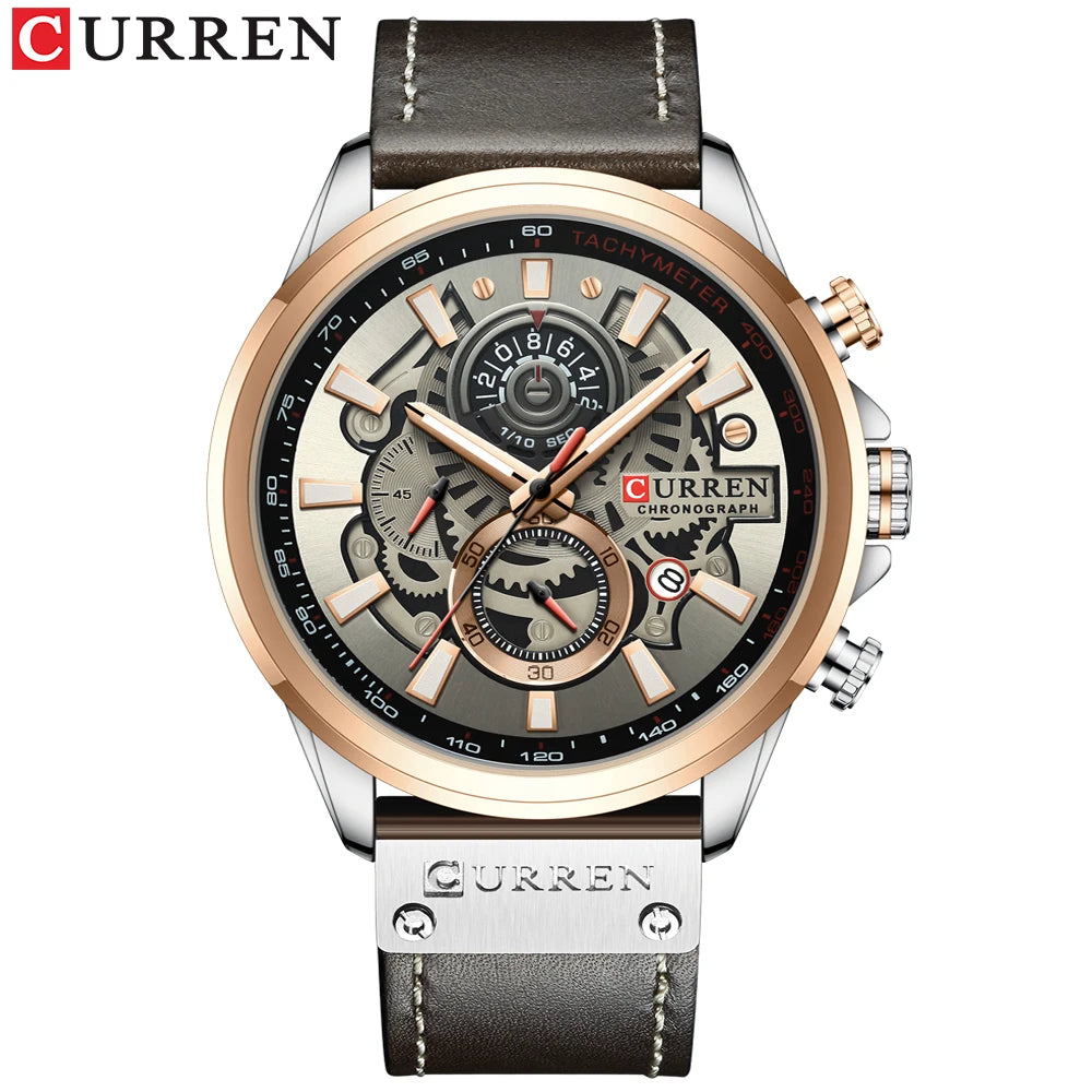 CURREN 8388 gray silver