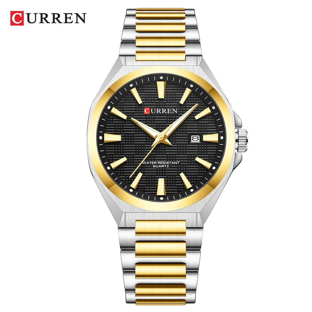 Curren 8494 Gold Black