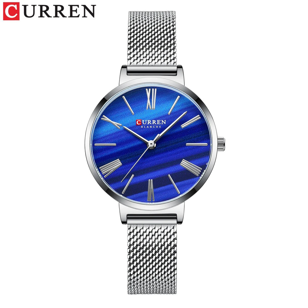 CURREN 9076 S-silver blue