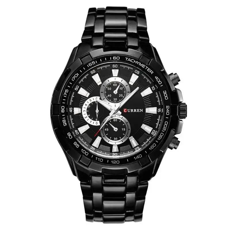 Curren 8023 - Black Silver