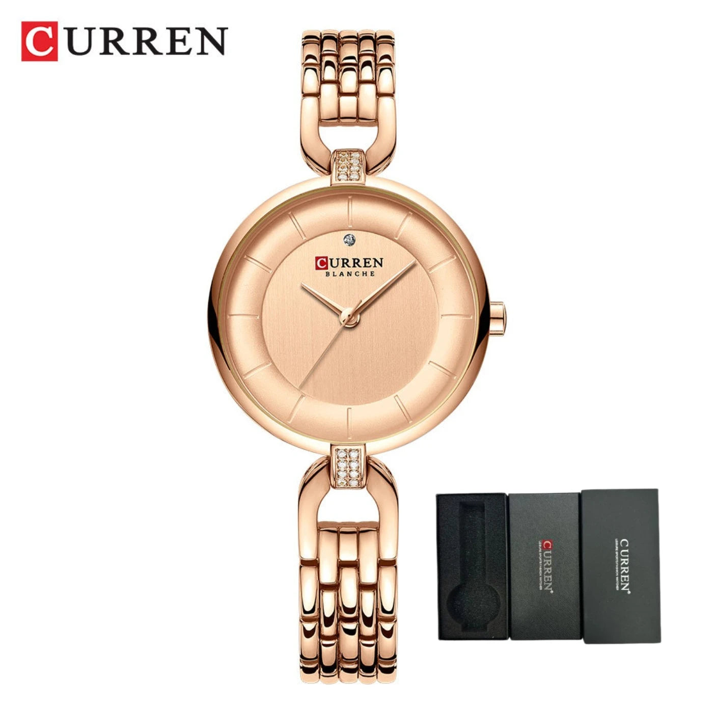 CURREN Rose Gold Bangle C3