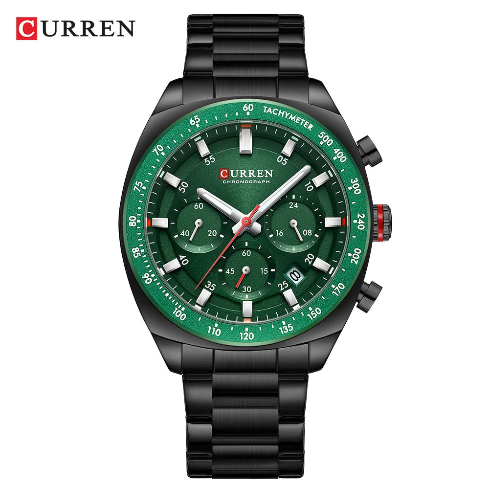 Curren 8497 Black Green