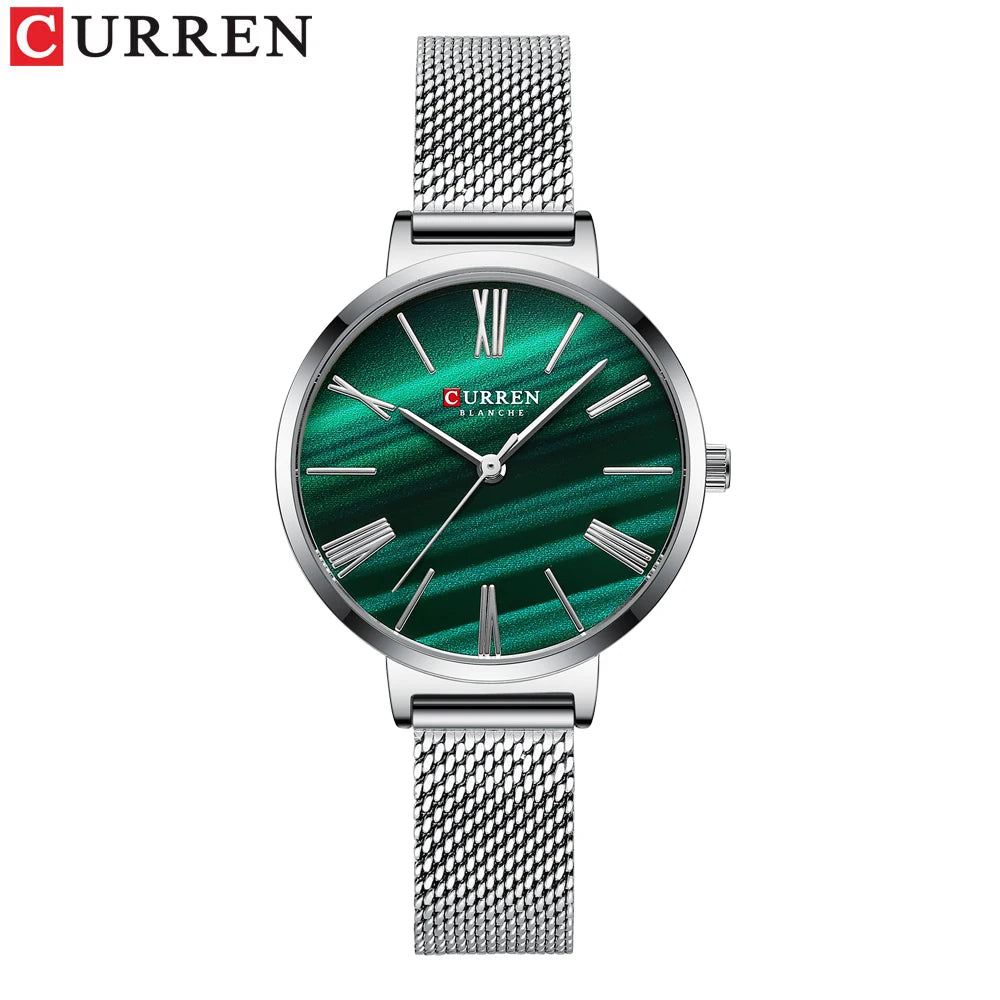 CURREN 9076 S-silver green