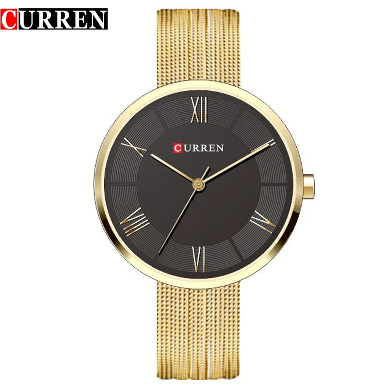 CURREN 9020 gold black