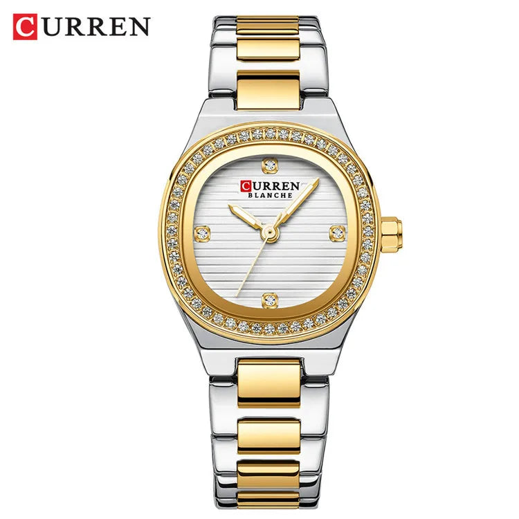 CURREN 9101 white golden